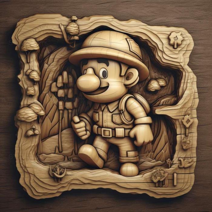 Games (Spelunky 1, GAMES_29801) 3D models for cnc